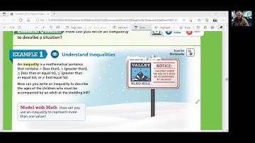 EnVision Math 6 Lesson 4-6: Understand and Write Inequalities