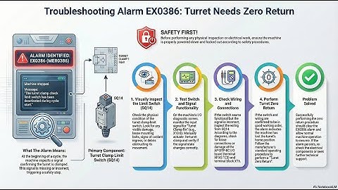 Fanuc 21i: Troubleshooting Alarm EX0386 "Turret Needs Zero Return". (Mori Seiki MSX-500III)