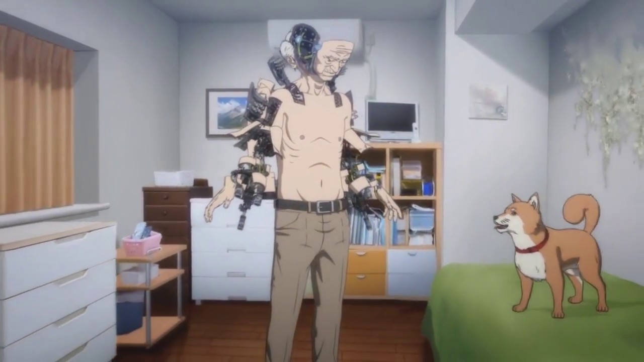 Inuyashiki Episode 12 Anime Review  The Super Powered Cyborg Grandpa   YouTube