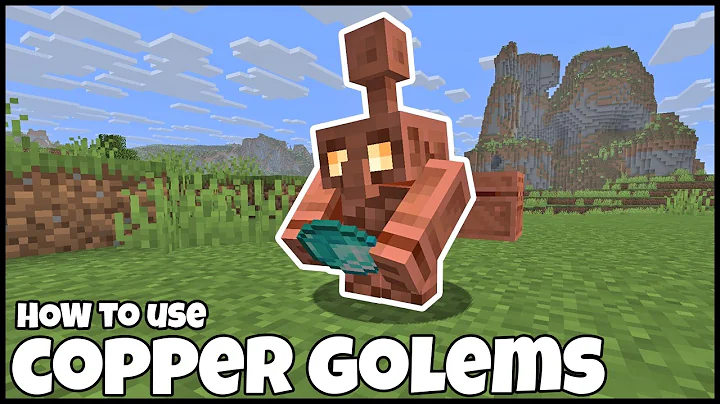 How To Use COPPER GOLEMS In MINECRAFT