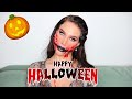 HALLOWEEN | J&#39;ESSAYE DE ME MAQUILLER EN QUELQUE CHOSE QUI FAIT PEUR | Océane