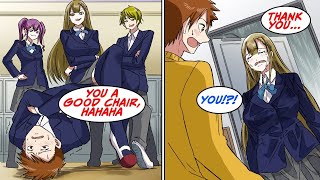 The pretty class leader who lost against me got demoted to the lower class… [Manga Dub]