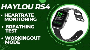 How to Measure Heart Rate Monitoring/Working out Mode/Breathing Test on Haylou RS4
