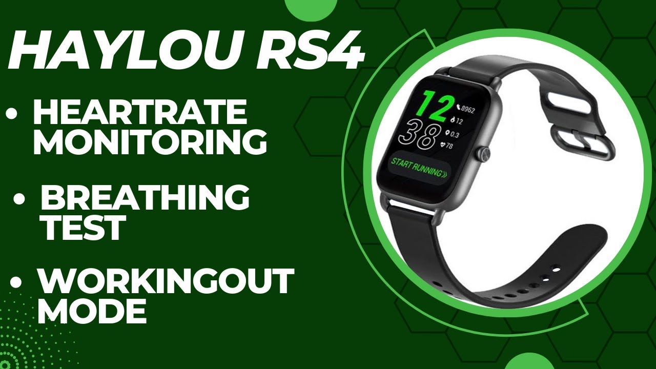 How to Measure Heart Rate Monitoring/Working out Mode/Breathing Test on Haylou RS4 YouTube