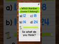 Which Number Doesn’t Belong? | Math with Mr. J