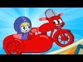 Morphle becomes a Stuntbike! My Magic Pet Morphle episodes for Kids (Motorcycle, Racecar)