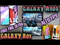 Galaxy A01 VS Galaxy A10s free fire SOMBRAS E FPS ultra