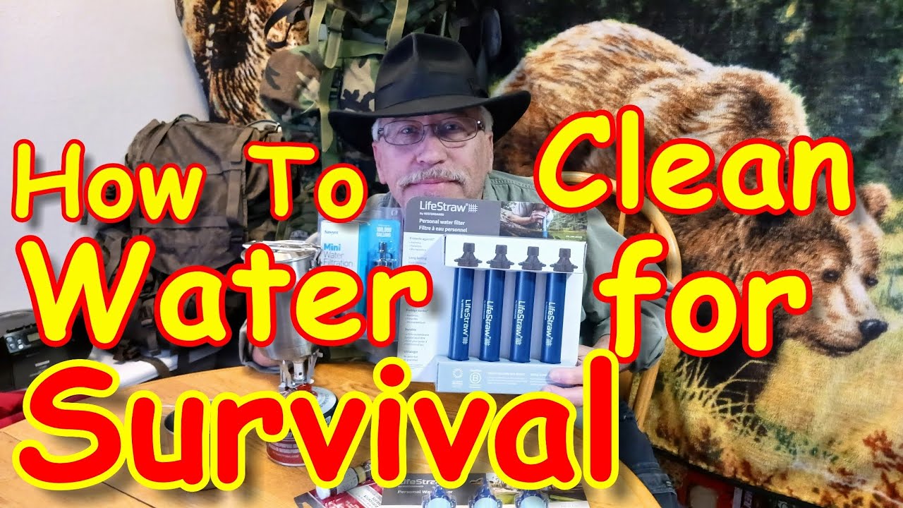 How to Clean Water for Survival Backpacking Camping or SHTF - YouTube