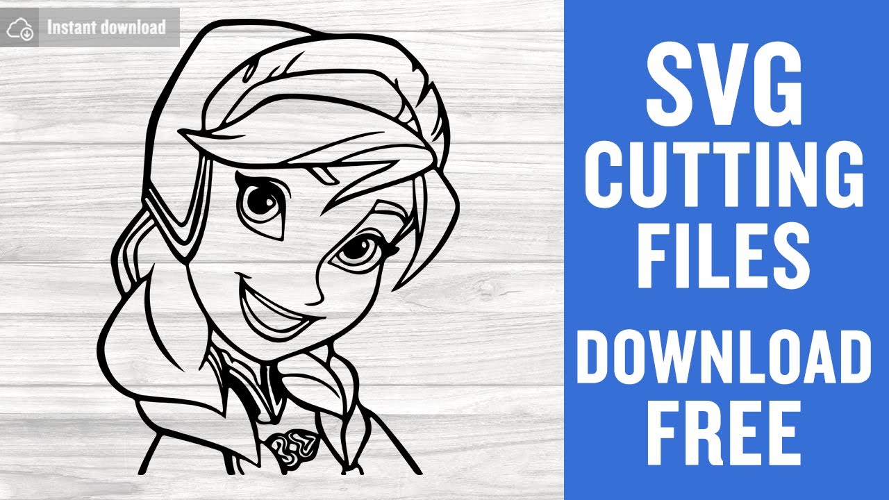 Frozen Anna Svg Free Cutting Files For Cricut Free Download Youtube