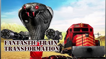 Dragon Snake Transforming Robot Train : Snake Game | Must Play Action Game