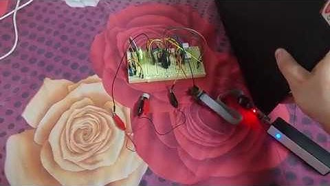 ATmega328P ultrasonic parking sensor+buzzer test