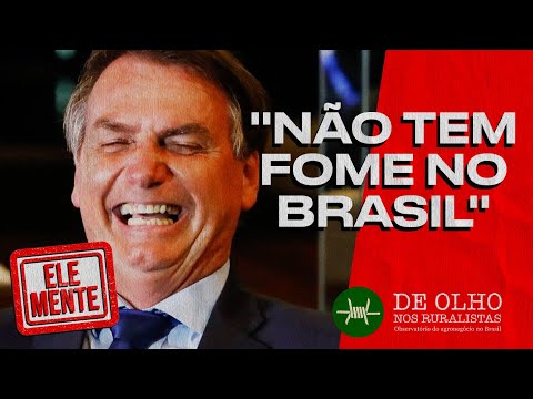 Entenda como Bolsonaro mente sobre a fome