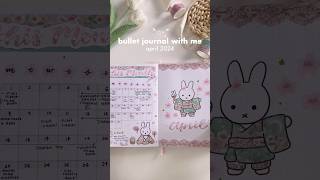 🌸 bullet journal with me // april 2024 #bulletjournal #bulletjournaling #bulletjournalwithme #asmr