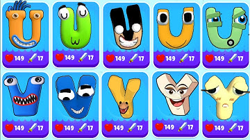 Merge Alphabet Monster Fusion Vs Alphabet Merge Maze Puzzle, Number Lore ⭐⭐⭐ abcdefghuvwxyz