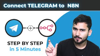 How to connect TELEGRAM with N8n | Easy Tutorial | Step by Step