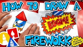 how to draw a firework folding surprise