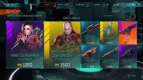 Weekly and daily shop | Hyper Scape PS4