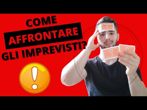 Video: Circostanze impreviste. Il verificarsi di circostanze impreviste