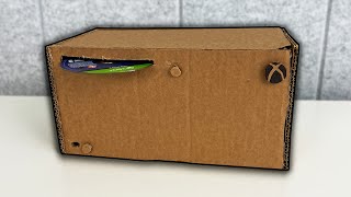 I Built a Cardboard Xbox Series X... (and it works!)