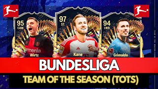 EA FC 24| BUNDESLIGA TEAM OF THE SEASON (TOTS) PREDICTIONS! FT. Kane , Wirtz , Grimaldo ETC