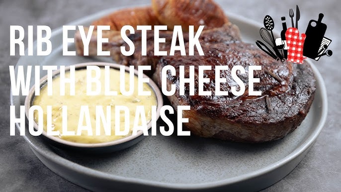 Pan-Seared Ribeye Steak with Blue Cheese Butter Recipe - Kitchen Swagger