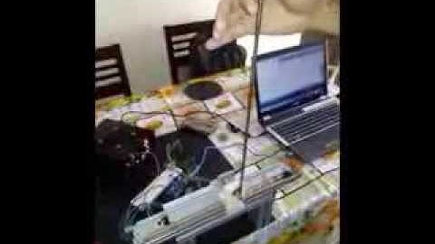 Pendulo Invertido com Lógica Fuzzy   Teste 1