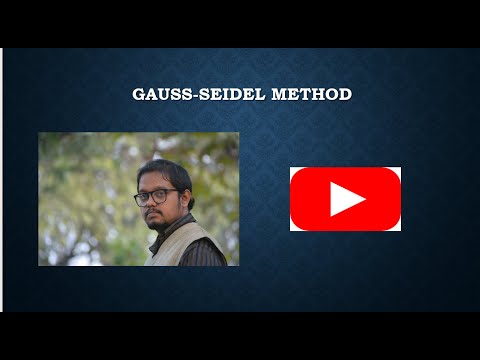 gauss seidel method