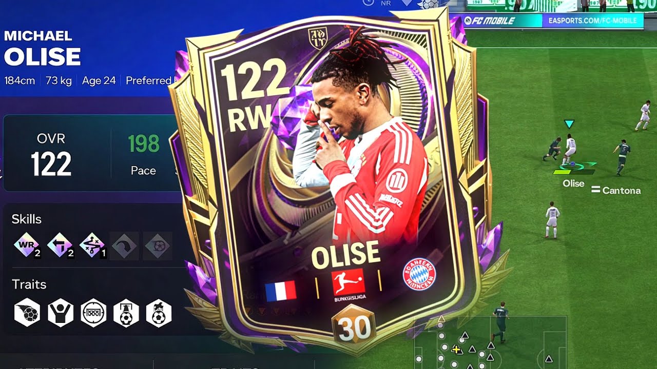 Ovr Meta 117 OVR Olise Review – Meta RW or Overhyped? | FC Mobile 26 - YouTube