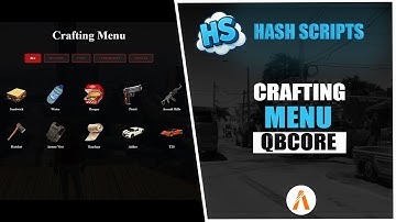 🔥 Hash Crafting | Advanced Crafting System for QBCore (FiveM Script Showcase)