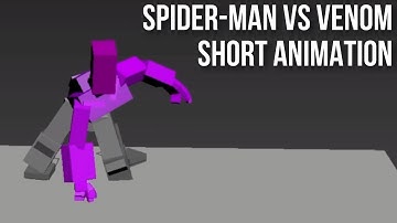 Spider-Man vs Venom - 3D Animation (short)