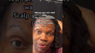 Do You Pre-Poo Before Washing Your Locs? #Microlocs #PrePoo #LocWashDay #DIYMicrolocs #ScalpCare
