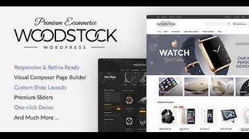 Woodstock – Electronics Responsive WooCommerce Theme Nulled