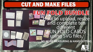 10 FUN FOLD Card Blank Bundle - Upload and Assemble