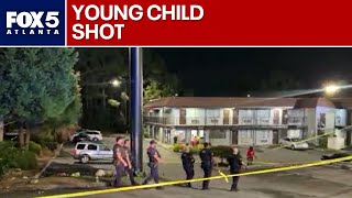 Young child shot at Cobb County motel | FOX 5 News