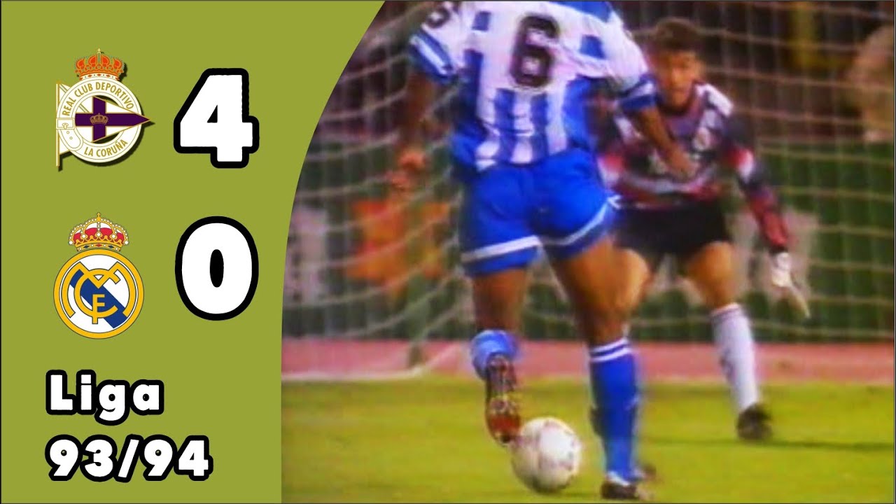 Deportivo 4-0 Real Madrid | Crónica de Juan Barro | Liga 93/94 | Jornada 3