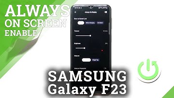 How to Activate Always On Display on SAMSUNG Galaxy F23 - Use Muviz Edge app