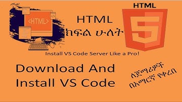 How Download And Install VS Code በአማርኛ Part 2 #bytetechnotube  #VSCode #VisualStudioCode #donkeytube