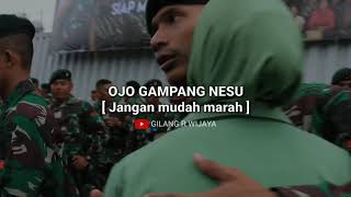 Story WA || Suasana Sedih Haru TNI Pamit Pergi Tugas Negara || OJO SUMELANG Gilang R Wijaya