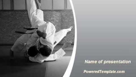 Japan Martial Arts PowerPoint Template by PoweredTemplate.com