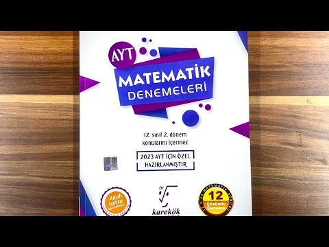 Karekök Yayınları 2023 AYT Matematik Denemeleri