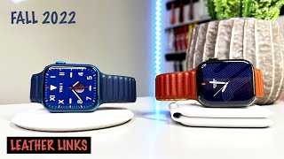 NEW Apple Leather Links (FALL 2022) for Apple Watch Ultra / Series 8 | Review + GIVEAWAY!