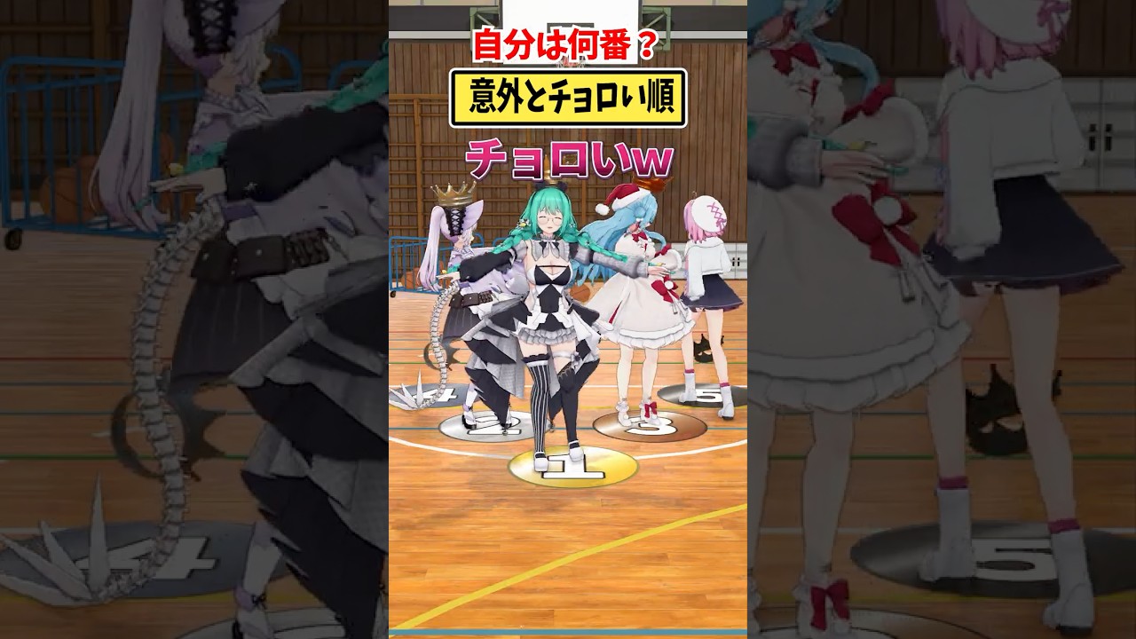 【格付け】意外とチョロいのは？【どっとライブ/ぶいぱい】 #short #vtuber