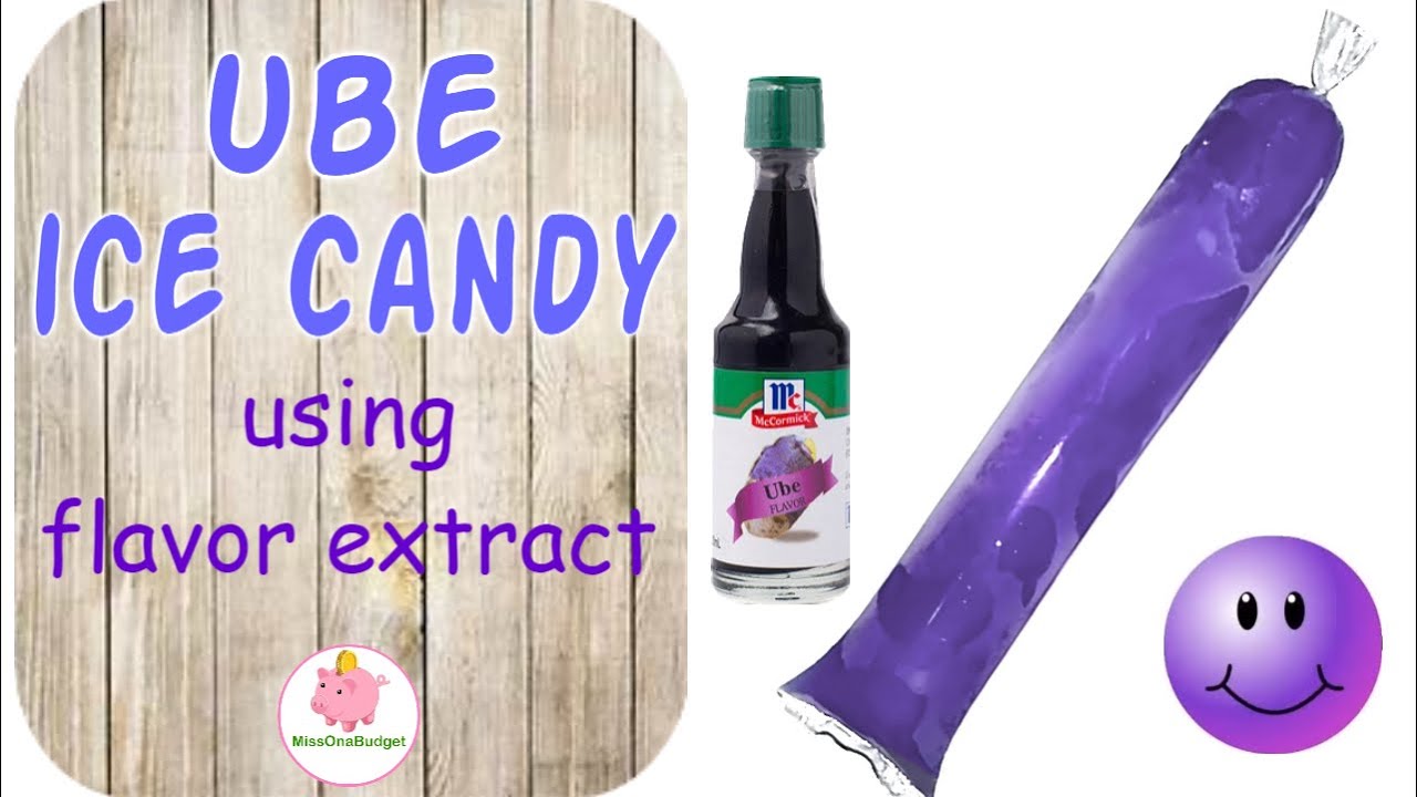 UBE ICE CANDY budget recipe for business (using flavor extract) ️