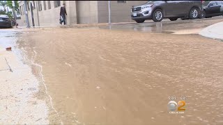 12-Inch Water Main Break Turns Hollywood Streets Into River
