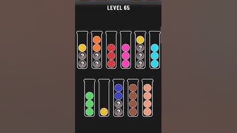 Ball Sort Puzzle Level-65 Walkthrough #Funbraingames || SGA