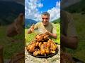 Outdoor village marinated chicken cooking #food #cooking #asmr #chicken