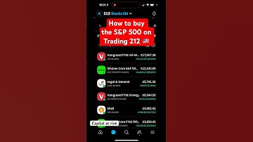 How to buy the S&P 500 on Trading 212 🇺🇸👌