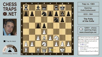 Colle Koltanowski - The Folly of the Colle (trap no. 1003)