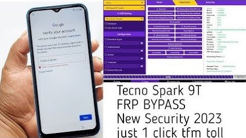 Tecno Spark 9T / kh6 Frp Bypass/Unlock Google Lock Account Android 12 | New Method tfm tool