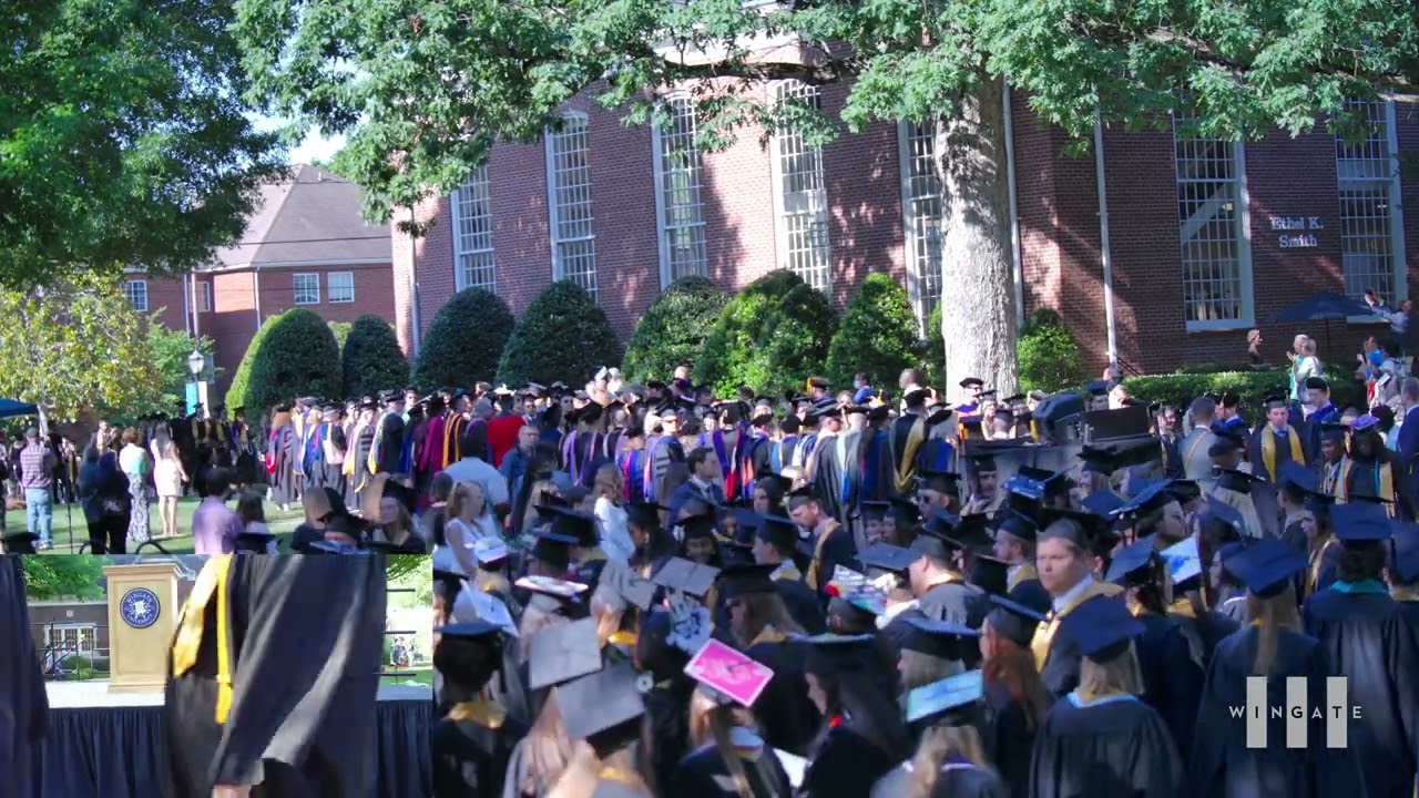 Wingate University Spring 2022 Undergraduate Commencement YouTube